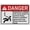 Warning Sign 1, variant on Weatherproof Horizontal ANSI Hot Burn Sign (Do not touch Hot) 8 in" x 12 in" UV Resistant Indoor Outdoor Workplace Insdustrial Caution Danger Warning SIgn