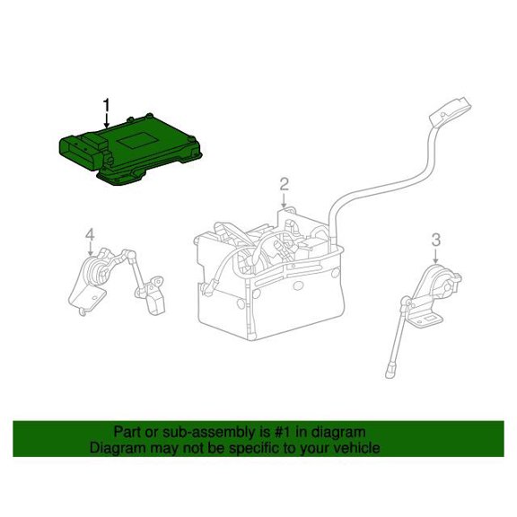 GM 23201678 Module Asm-Elek Susp Cont