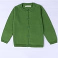 thumbnail image 5 of Kogui Kids Cardigan Girls Kids Girls Cardigan Long Sleeve Button Toddler Cardigan Knit Sweater 5T 6T (Green,5-6 Years), 5 of 5