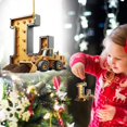 thumbnail image 1 of Clearance! Personalized Construction Vehicle Letters 2D Flat Acrylic Decorations Excavator Decorations Excavator Christmas Decorations 2024, 1 of 9