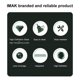 thumbnail image 4 of IMAK For Oppo Reno13 Pro 5G Tempered Glass Camera Lens Protector+Acrylic Lens Cap, 4 of 5