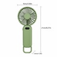 thumbnail image 3 of Handheld Mini Fan Usb Rechargeable 5 Inch Portable Personal Cooling Fan Digital Display Small Desk Fan for Travel Outdoor Home Use Orange 1 Pack, 3 of 7