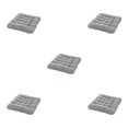 thumbnail image 3 of Ounissouiy Cojines de asiento con estilo de poliéster para un aspecto elegante y de moda Cojines para sillas de exterior gris 40 * 40 cm Type2 NO2, 3 of 6