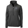 thumbnail image 2 of Women's Cutter & Buck Charcoal Buffalo Bills Helmet Cascade Eco Sherpa Fleece Half-Zip Jacket, 2 of 3