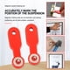thumbnail image 5 of Eigraketly Regla de nivel Kit para colgar cuadros en la pared Herramienta de medición adecuada para todos los materiales de pared Colgador de Artesanía Negro, 5 of 6