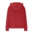thumbnail image 4 of HongQid Womens Hoodies Hooded Sweatshirt Loose Casual Long Sleeve Drawstring Pullover Tops, 4 of 6