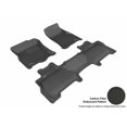 thumbnail image 1 of 3D Maxpider Complete Set Custom Fit All-Weather Kagu Black Floor Mat for 2011-2016 Ford Expedition Models, 1 of 1
