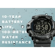 Casio Large LCD Digital Wristwatch Adult Mens Black