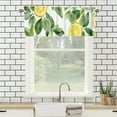 thumbnail image 3 of Spring Window Valances Lemons Refreshing Agriculture Watercolor Art Rod Pocket Valances for Kitchen, Bathroom, Living Room 54x18inch(1Pcs), 3 of 5