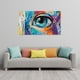 thumbnail image 5 of Cuadro Ojo de Colores Tipo Oleo Tela 100% Algodón Canvas Moderno de Colores Listo para Colgar Incluye Taquetes y Tornillos Maxigráfica Shop  Cuadro Abstracto Mosaico, 5 of 7