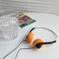thumbnail image 5 of 2 uds auriculares supraaurales Retro, espuma Retro, diadema ajustable, auriculares supraaurales con cable, auriculares Walkman Vintage Feelings, 5 of 5