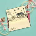 thumbnail image 6 of Happy Will Fathers Day Card For Dad/Papa Mother’s Day Cards 3D Bicycle Pop Up Valentine Cards Greeting Card for Birthday Fathers Day Gifs from Daughter Son, 6 of 11