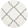 thumbnail image 4 of Parma Lyssa Geometric Shag Area Rug by Chateau Lyon Area Rug, Cream/Grey, 6' x 9', 4 of 10