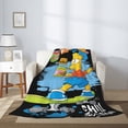thumbnail image 4 of Manta de franela suave y cómoda de Los Simpsons, ligera y cálida, ideal para sofá cama de 127 x 101 cm., 4 of 8