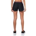 thumbnail image 2 of Pantalones cortos deportivos Under Armour Tech Play Up para mujer, negro/rosa, 2 of 3