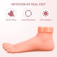 thumbnail image 2 of SHISUYAN Pink Rubber Foot Model for Nail Art Use Durable Lightweight Design 6744639, 2 of 8