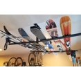 thumbnail image 3 of StoreYourBoard Ski and Snowboard Ceiling Storage Rack, Hi Port 2 Overhead Hanger Mount, 3 of 4