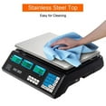 thumbnail image 5 of Computing Scale, 40kg/5g Digital Retail Scale / Backlit LCD, PLU Memory & Accounting, 5 of 10