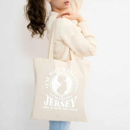 vintage I m Not Yelling I m From New Jersey Love USA Gift Tote Bag-TH38688