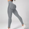 thumbnail image 3 of Gibobby Yoga pants mujer Pantalones de color de nieve sin costuras para mujer Pantalones de yoga sin costuras Jacquard Pantalones recortados de fitn(A,G), 3 of 4