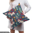 thumbnail image 4 of Ambesonne Unicorn Fabric by the Yard Upholstery, Stars Hearts Rainbows, 2 Yards, Multicolor, 4 of 4