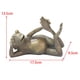 thumbnail image 5 of Estatua de jardín de estatuilla de rana de meditando-, decoración de Navidad, escultura de jardín interior/exterior para , BLESIY Estatuilla de estatua de rana, 5 of 8