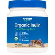 Nutricost Organic Inulin Powder 1LB, 7.5 Grams of Fiber Per Serving, Non-GMO Supplement