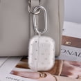 thumbnail image 3 of Worryfree Gadgets Case for Apple AirPods Pro Protective TPU Cover with Bling Charging Case with Keychain, Clear, 3 of 5