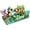 Green, variant on Architecture River Windmill Tree Cute Micro Mini Building Blocks Sets Trees Flowers for Adults, Idea Cherry Blossom Present Model Kit 600+ pcs