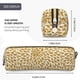 thumbnail image 3 of Fotbe Gold Drops Estuche para Lápices de Cuero con Estampado, Estuche con Cremallera Resistente, Organizador Compacto y Elegante para Papelería, 3 of 7