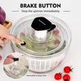 thumbnail image 3 of Secador de lechuga Salad Spinner Ourokhome, 6.3 L, con botón de freno, 3 of 6