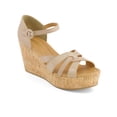 thumbnail image 2 of Andrea Women's Comfort Wedge Heeled Ankle Strap Sandals 67124, 2 of 4