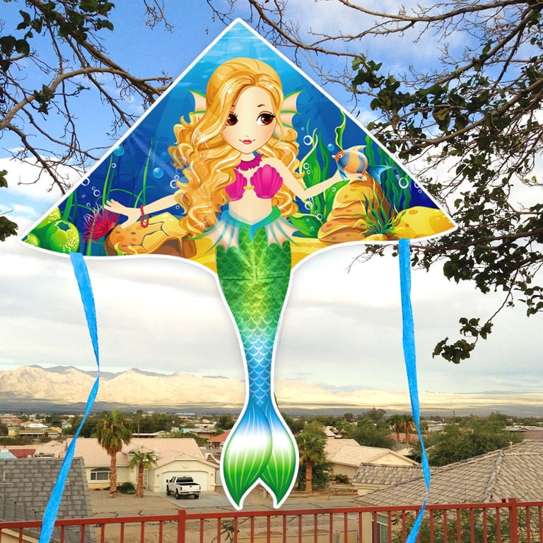 cerf-volant sirène pour enfants et adultes coloré cerf-volant sirène pour enfants et adultes coloré