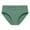 Green, variant on GEWSEY Women's Organic Cotton Low-Rise Brief All Day Comfort Natural Knickey Undies Breathable Underwear for All (Beige, L)