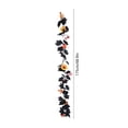 thumbnail image 3 of Thanksgiving Fall Halloween Decoration for Home Indoor Outdoor Clearance Under $5.00!Black Artificial Maple Leaf And Rattan Pumpkin And Berry Halloween Window Display And Fireplace Ornament, 3 of 6