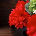 thumbnail image 6 of BalsaCircle 84 Chrysanthemum Mums Balls Silk Wedding Flowers Red, 6 of 8