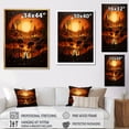 thumbnail image 4 of Designart "Sacred Ritual Folk Religion wall art I" Spiritual Floater Framed Canvas Print, 4 of 7