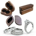 thumbnail image 2 of Amaiiu Wood Rings Box Multipurpose Boxes Convenient Special Design Delicate Personalized Holder Wedding Ceremony Jewelry Display 4, 2 of 6