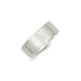 thumbnail image 5 of Auriga Fine Jewelry 925 Sterling Silver 8 mm Lightweight Flat Band for Men Size 11.5, 5 of 6