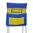 thumbnail image 3 of Chair  Back Organizer, Chairback Pocket Strong Stitching Clear Label Slot Washable  For School, 3 of 8