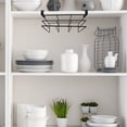 thumbnail image 4 of IDEANATEGRATE Rack Colgante Bajo Gabinete Negro Para Cocina Con Barra Para Colgar Utensilios, 4 of 8