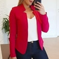 thumbnail image 5 of Jacket Suit Plus Size All-match Polyester Business Jacket Suit for Office, 5 of 7