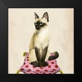 thumbnail image 2 of Popp, Grace 20x20 Black Modern Framed Museum Art Print Titled - Lady Cat II, 2 of 5