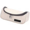 thumbnail image 3 of Estuche grande para lápices, color beige, cremallera suavizante, bolsa de aseo de viaje de lona duradera para oficina familiar al aire libre, 3 of 5