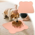 thumbnail image 2 of Silicon Cat Feeding Mat Non- Easy Clean Floor Protector With Raised Edge Design For Messy Eaters, 2 of 4