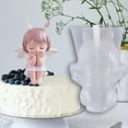 thumbnail image 6 of Angel Shaped Silicone Model Decorative Statue Epoxy Resin Cake Topper Pudding Die DIY Handmade Crafting Casting Candle Soap Making .6cmx11cm, 6 of 8