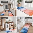 thumbnail image 5 of Blue Red Purple Marble Pattern Kitchen Rugs Sets Of 3,Kitchen Runner Rugs Non Skid Washable,Decorative Kitchen Floor Mats for Kitchen,Sink,Laundry,17"x30"+ 17"x47" + 17"x59", 5 of 6