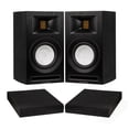 thumbnail image 1 of Fluance Ri71 Reference Powered Bookshelf Speakers with High Performance AMT Tweeters, 5” Drivers, 120W Amplifier, HDMI, Bluetooth, RCA & Subwoofer Out with Foam Isolation Pads, 1 of 8