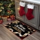 thumbnail image 4 of Seyotauo Winter Merry Christmas Santa Deer Snowflake Kitchen Rugs and Mats Kitchen Floor Mats Seasonal Decor Anti Slip Xmas Tree Cushion Case Bathroom Rug for Indoor Holiday Decoration, 4 of 6