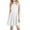White, variant on ZACPNCV Girls Contrast Mesh Long Sleeve High Waist A Line Short Dress with Pockets Hot Pink 13-14 Years